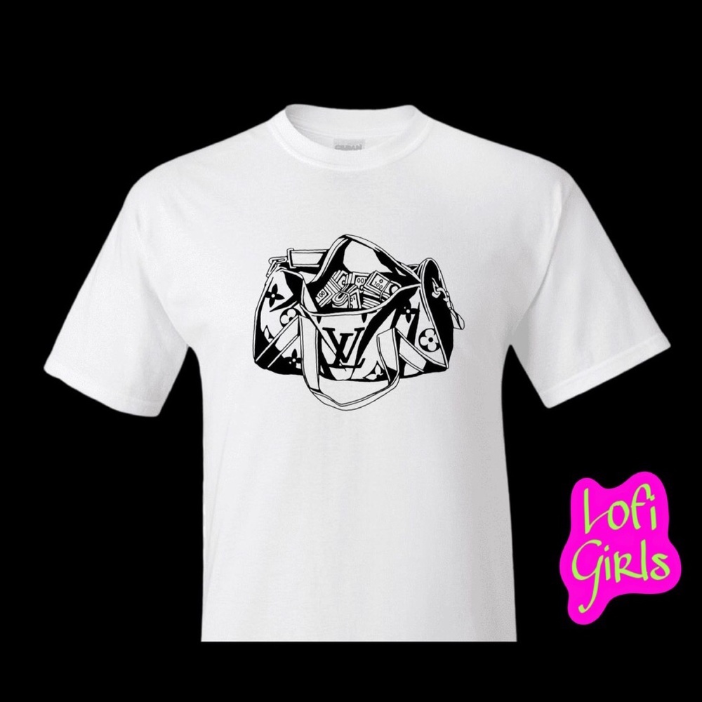 Designer Ting Custom Money Bag Lofi Girls Shirt